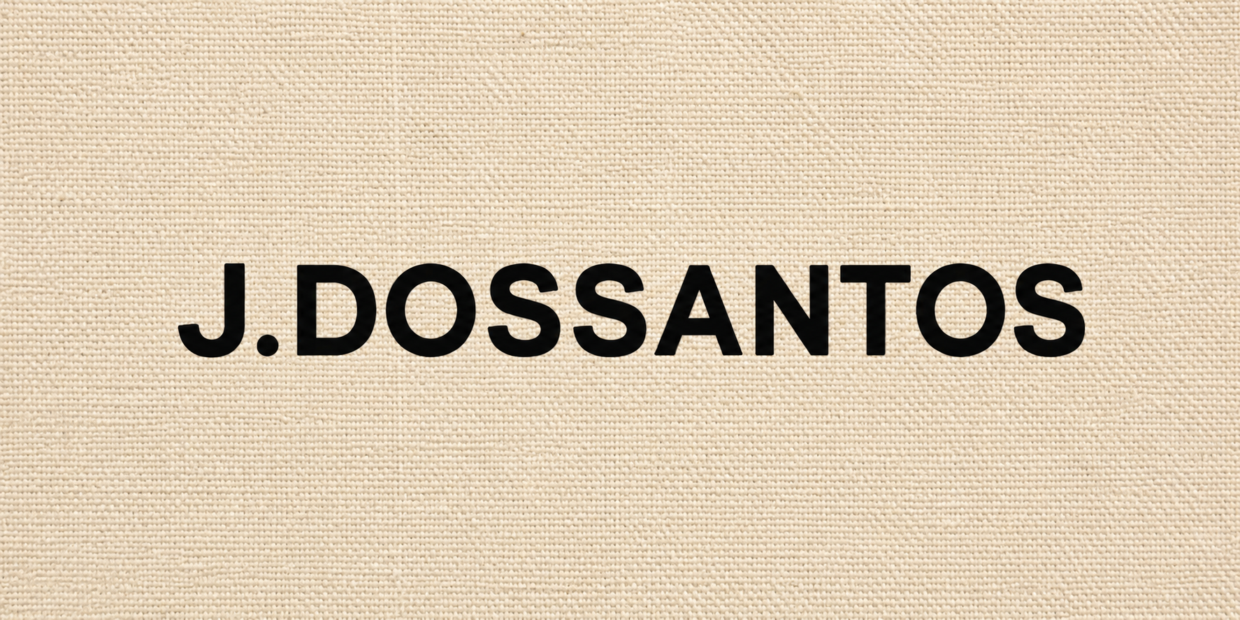 Étiquette tissée J.DOSSANTOS